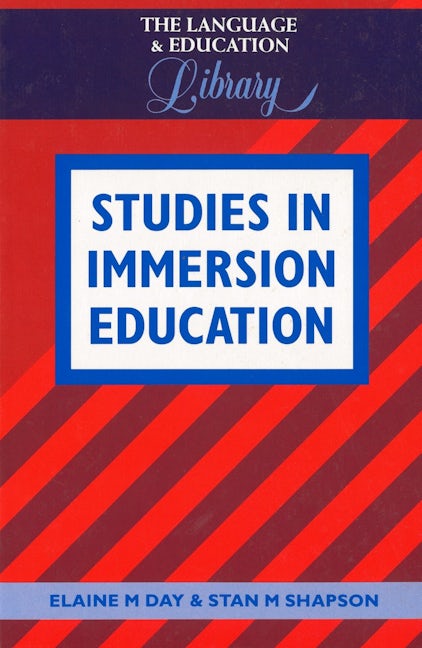 Book cover image for Studies in Immersion Education ISBN: 9781853593550